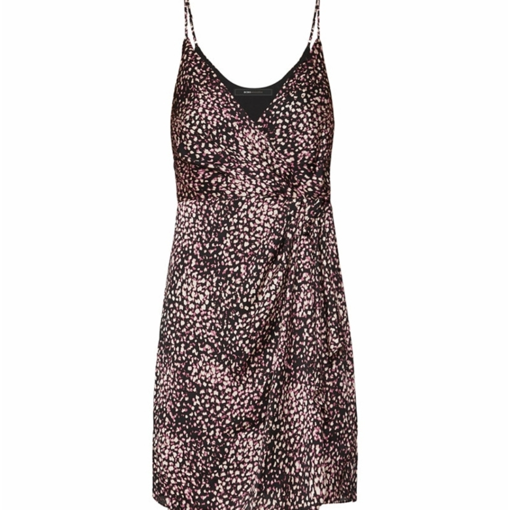 BCBGMAXAZRIA Animal-Print Wrap Dress - Picture 3 of 4